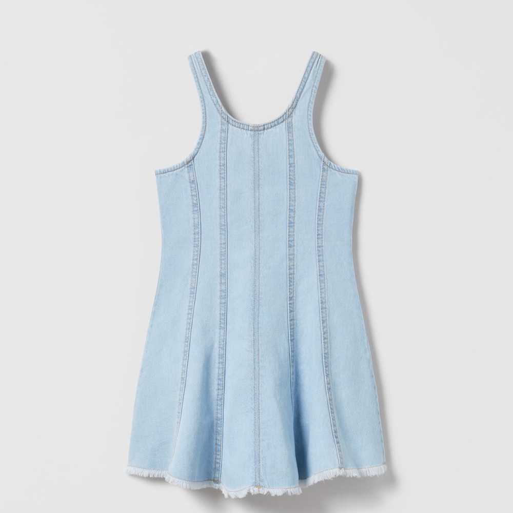 Zara girls denim dress